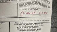 Signed Jean-Pierre Louis Rampal Who’s Who In America Application Document - $10K APR w/CoA APR57