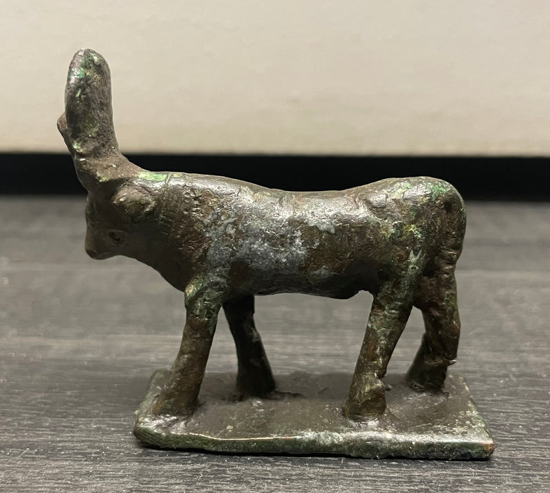 XXVIth Dynasty (664-525 B.C) Egyptian Bronze Apis Bull - $25K APR w/CoA APR57