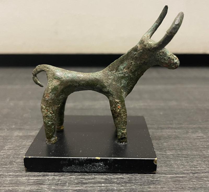 8th Century Greek Geometric Bronze Bull - $25K APR w/CoA APR57