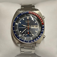 SEIKO Pepsi Chronograph Stainless Steel Men's Automatic Watch - $7K Appraisal Value! ✓ APR 57