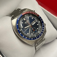 SEIKO Pepsi Chronograph Stainless Steel Men's Automatic Watch - $7K Appraisal Value! ✓ APR 57