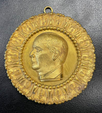 C. 1900’s William McKinley Brass Relief Bust Plaque - $6K APR w/CoA APR57