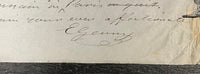 C. 1798 Signed Handwritten Elbridge Gerry Letter To Wife - $50K APR w/CoA APR57