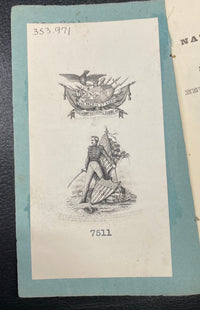 Signed Col. Emmons Clark 1835 By Laws Of The National Guard or 27th Regiment - $60K APR w/CoA APR57