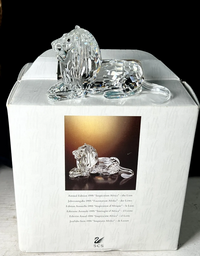 Swarovski 1995 Antique "Inspiration Africa" The Lion Crystal - $1.5K APR w/ CoA! APR 57