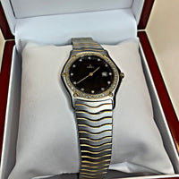 EBEL Sport Classic 18K YG SS Unisex Watch w/ Diamond Bezel/Dial - $10K APR w COA APR57