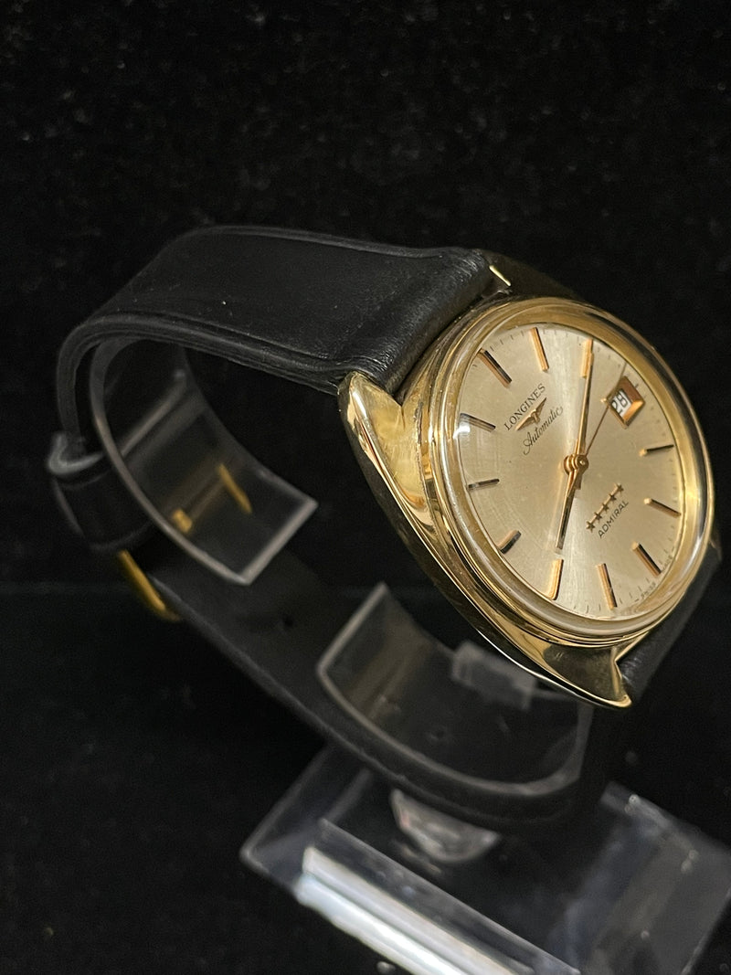 LONGINES Vintage 5 Stars Admiral 18K Yellow Gold Wrist Watch - $25K APR w/ COA! APR57