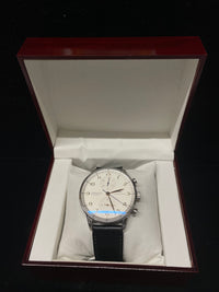 IWC PORTUGIESER Chrono. SS RG Markers Off-White Dial Men's Watch - 15K APR w/ COA! APR57