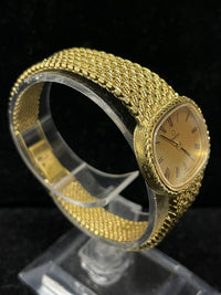 OMEGA Rare Vintage Solid 18K Yellow Gold Ladies' Bracelet Watch-$30K APR w/ COA! APR57