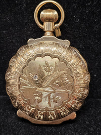 ELGIN INCREDIBLY BEAUTIFUL SOLID RG CIRCA 1880s POCKET WATCH - $10K APR w/ COA!! APR57