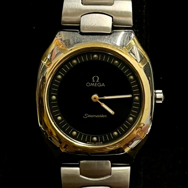 OMEGA SEAMASTER Digital Watch w/ 18K Gold and Stainless Steel - $8K APR Value w/ CoA! APR 57