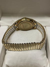 BULOVA UNIQUE RARE DESIGN GOLD ENGRAVED IN BRAND NEW CONDITION -$10K APR W/ COA! - $10K APPRAISAL & CERTIFICATE OF AUTHENTICITY APR57