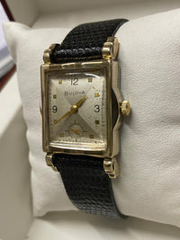 BULOVA Vintage 1940's Men's Wristwatch Unique Elegant Design - $5K APR w/COA! APR57