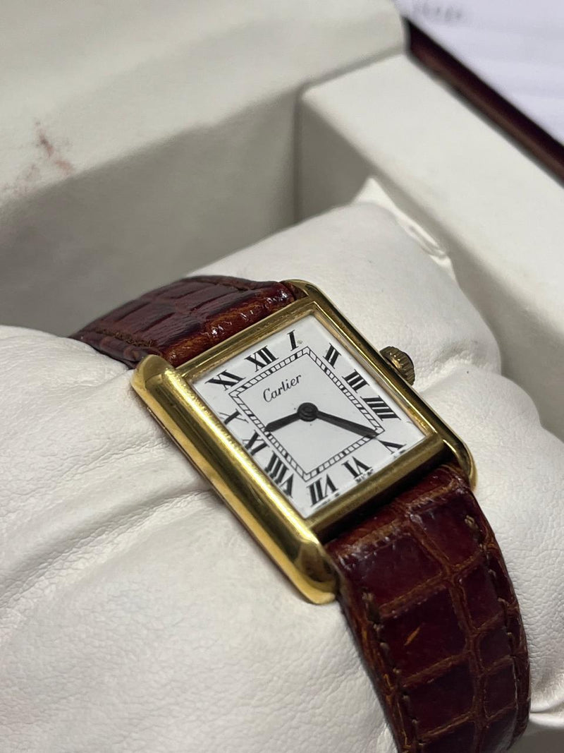 CARTIER 18K ELP-LTD Vintage C. 1970's Ladies Luxury Wristwatch- $15K APR w/ COA! APR 57