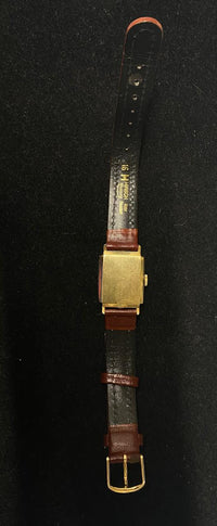 HAMILTON 14K Gold Vintage C. 1940's Tank Design Wristwatch - $10K APR w/ COA!!! APR 57