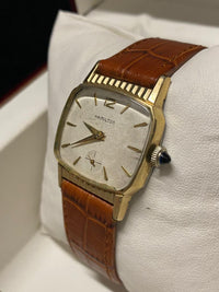 HAMILTON Unusual Vintage C. 1950's Tank Men's Wristwatch - $7K APR w/ COA!!! APR 57