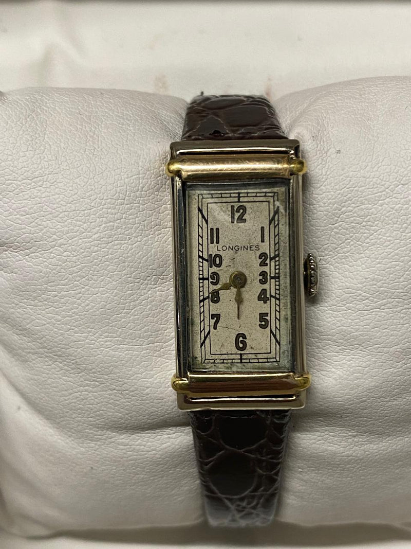 LONGINES Vintage C. 1920's Luxurious Ladies Tank Wristwatch - $10K APR w/ COA!!! APR 57