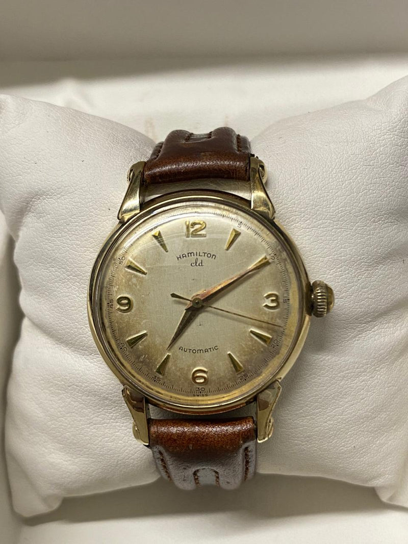 HAMILTON 10K GF Beautiful Vintage C. 1940's Men's Wristwatch - $8K APR w/ COA!!! APR 57