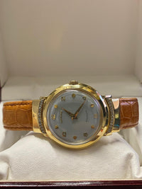 HAMILTON 18K Gold C. 1950's Men's Wristwatch w/ 26 Diamonds - $25K APR w/ COA!!! APR 57