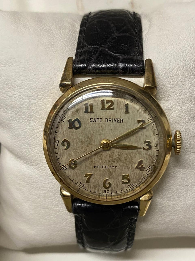 HAMILTON 10K GF Vintage C. 1940's Military Men's Wristwatch - $7K APR w/ COA!!! APR 57