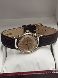 Benrus Vintage 1940s 10K Gold Filled Unique Dial, Men's Watch - $8K APR w/ COA!! APR 57