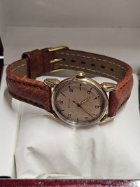 Bulova Vintage 1950s Gold Tone & Steel Unique Men's Wristwatch - $6K APR w/ COA! APR 57