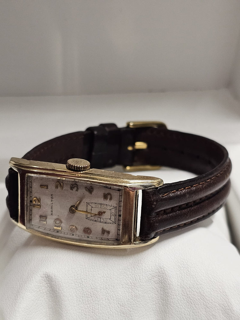 Hamilton 14K GF, Vintage 1930s, Large Curvex Case, Men's Watch - $6K APR w/ COA! APR 57