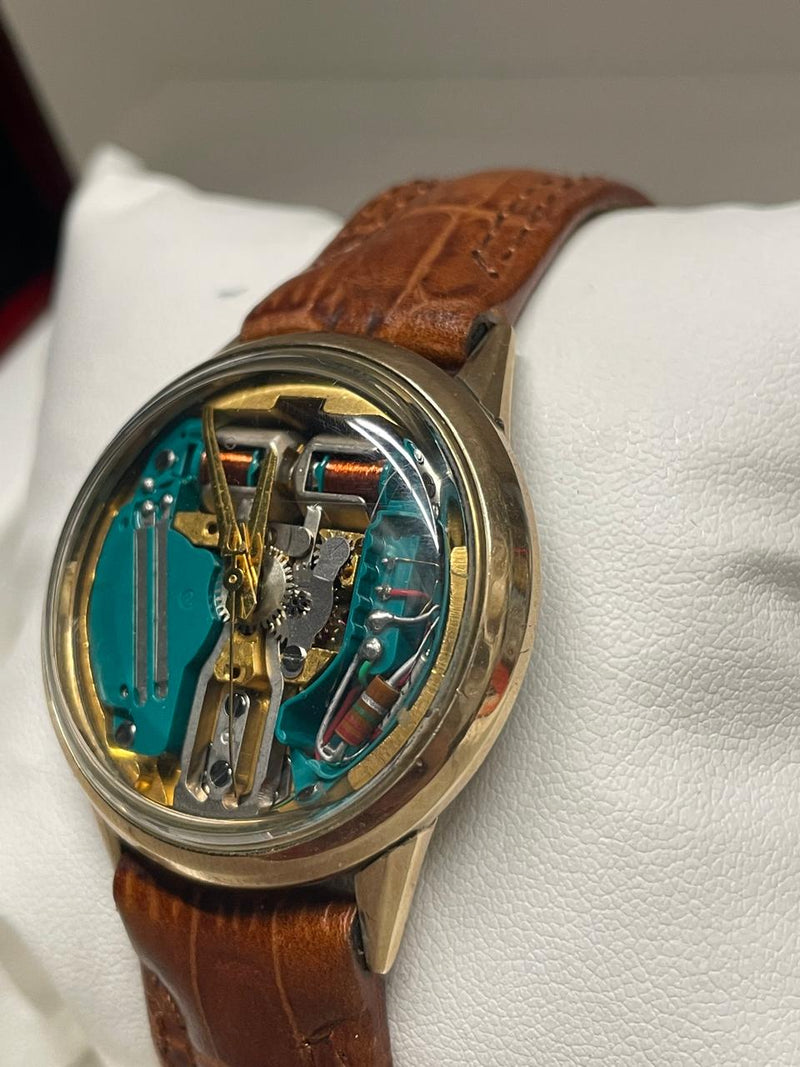 Bulova Accutron ,First Electric Watch, Gold Tone, Skeleton Dial - $6K APR w/COA! APR57