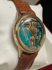 Bulova Accutron ,First Electric Watch, Gold Tone, Skeleton Dial - $6K APR w/COA! APR57