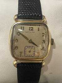 Hamilton Vintage 1940s 10K Gold Filled Watch - Cushion Shape- $6K APR w/ COA!!!! APR57