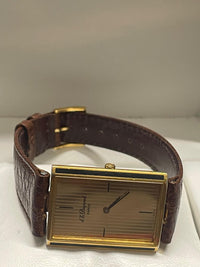 DuPont Vintage 1980s Gold-Tone Watch with Black Enamel Accent - $7K APR w/ COA! APR57