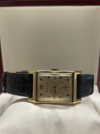 Bulova Vintage 1940s Solid Gold Tank Watch, Rare Curved Dial - $13K APR w/ COA!! APR57