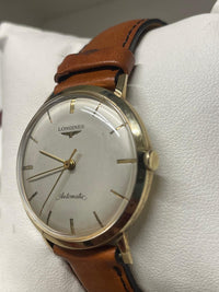 Longines Vintage 1950s Watch,10K GF, Silver Dial, Rare Model - $6.5K APR w/ COA! APR57