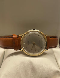 Longines Vintage 1950s Watch,10K GF, Silver Dial, Rare Model - $6.5K APR w/ COA! APR57