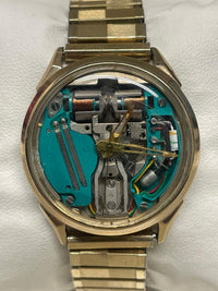 Bulova Accutron Vintage 1950s 10K Gold Filled Watch Skeleton Dial-$6K APR w/COA! APR57