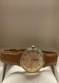 Bulova Vintage 1950s Men’s Watch, 10K RGP, Gold Dial, Strap - $6K APR w/ COA!!!! APR57