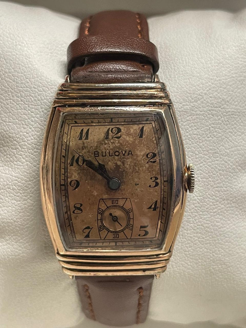 Bulova Vintage 1930s Curvex Rose Gold Watch, Mechanical, Unisex- $6K APR w/ COA! APR57