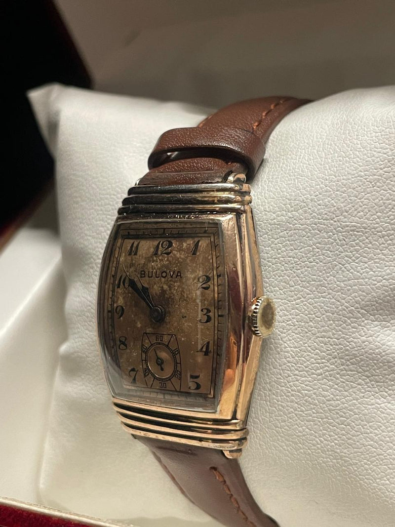 Bulova Vintage 1930s Curvex Rose Gold Watch, Mechanical, Unisex- $6K APR w/ COA! APR57