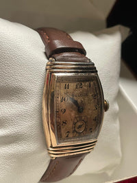 Bulova Vintage 1930s Curvex Rose Gold Watch, Mechanical, Unisex- $6K APR w/ COA! APR57