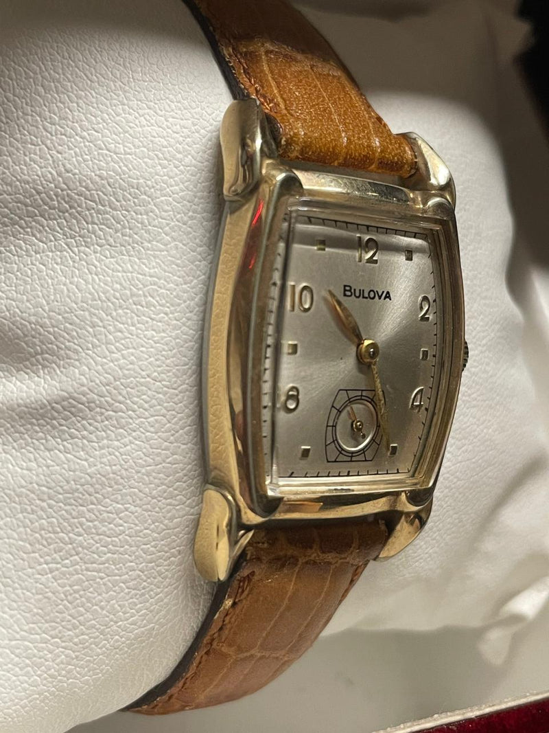 Bulova Vintage 1940s Gold-Tone Watch, Cushion Case, Spectacular- $7K APR w/ COA! APR57