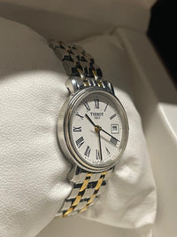 Tissot Ladies Gold-Tone Stainless Steel Watch, Roman Numerals- $2K APR w/ COA!!! APR57