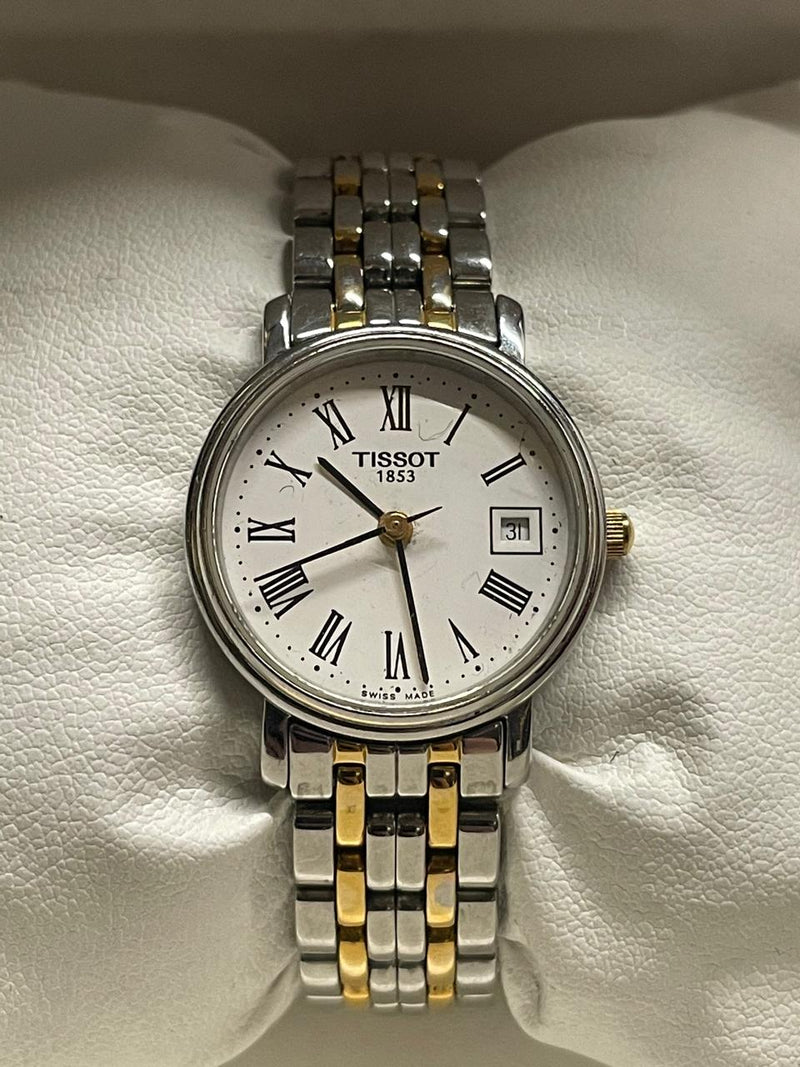 Tissot Ladies Gold-Tone Stainless Steel Watch, Roman Numerals- $2K APR w/ COA!!! APR57