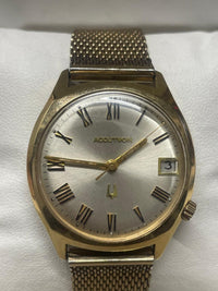 Bulova Accutron Vintage 1950s 14K Gold-Filled Watch with Date - $6K APR w/ COA!! APR57