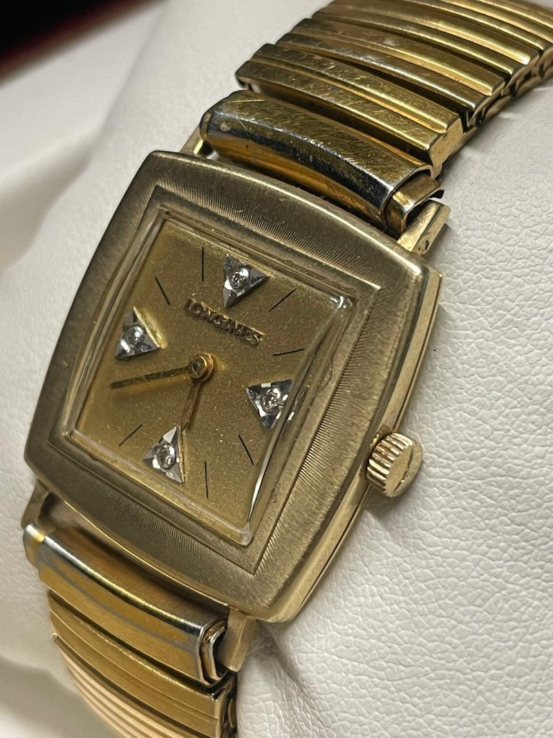 Longines Vintage 1940s Solid Gold Watch: Rare Champagne Dial - $16K APR w/ COA!! APR57