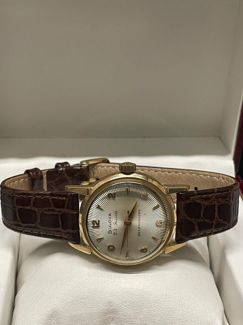 Bulova Vintage 1950s Solid Gold Watch - Unique Sunray Dial- $15K APR w/ COA!!!!! APR57