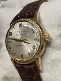 Bulova Vintage 1950s Solid Gold Watch - Unique Sunray Dial- $15K APR w/ COA!!!!! APR57