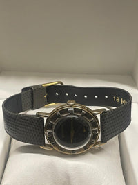 Bulova Vintage 1950s Watch - Unique Design, Gold & Black Dial- $10K APR w/ COA!! APR57