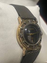 Bulova Vintage 1950s Watch - Unique Design, Gold & Black Dial- $10K APR w/ COA!! APR57