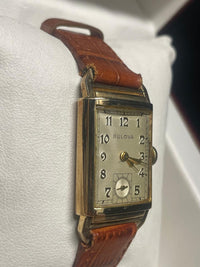 Bulova Vintage 1940s Tank Watch - 10K GF, Cream Dial, Rare- $6.5K APR w/ COA!!!! APR57