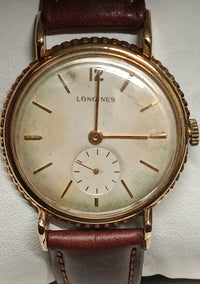 Longines Vintage 1940s Solid Gold Men's Wristwatch-$16K APR w/ COA!!!!!!!!!!!! APR57